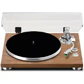 Teac TN-400BT-X, Bæltedrevet pladespiller, Vejledning, Sort, Valnød, Aluminium, 33,45,78 rpm, MM-type (VM-type)