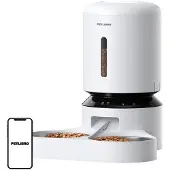 Petlibro Granary foderautomat med dobbeltskål, WiFi, 5L (hvid)
