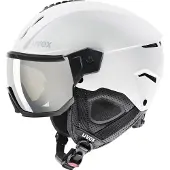 Uvex Instinct Visor, skihjelm med visir, hvid