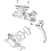 Sram Motive Ultimate/slver/brzonze A1+/db8/db6/db4 A1+ Spakreservedele