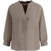 Fynch&Hatton Tunic Linen Mix Langærmet Bluse