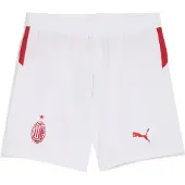 Puma AC Milan 25/26 Shorts Youth, Clothing, White, 9-10Y