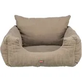 Trixie bilsæde til hunde, taupe - L 55 x B 30 x H 55 cm