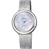 Citizen Dameur EM0640-82D Eco Drive 180 Hvid/Stål Ø32 mm