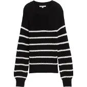 Tom Tailor DENIM Pullover sort / hvid