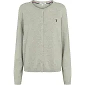 U.S. POLO ASSN. Cardigan 'UWKimmi' grå-meleret