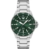 Giorgio Armani Analogt ur gran / sølv