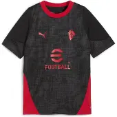 Puma Milan Trænings T-Shirt - Sort/Rød Børn, størrelse 152 cm