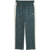 Puma T7 All-Over Print Relaxed Track Pants Men, Men, Green Terrain, S
