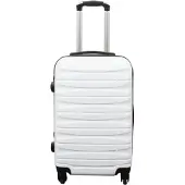 Borg Living Kabinekuffert - Hardcase - Hvid håndbagage kuffert tilbud