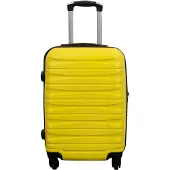 Borg Living Kabinekuffert - Hardcase - Gul håndbagage kuffert tilbud
