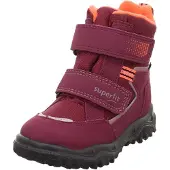 Superfit Snowboots 'HUSKY' sølvgrå / koral / burgunder
