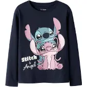 TWO SOON Bluser & t-shirts 'Stitch' navy / turkis / lyserød / pudder