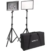 Nanlite LumiPad 25 LED 2 Light kit with stand and bag