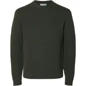 Selected Pullover 'SLHDANE' mørkegrøn
