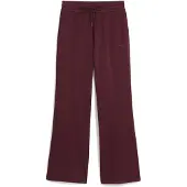 Puma HER Comfort High-Waist Straight Pants Women, Clothing, Ruby Shimmer, XL