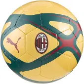 Puma Milan Culture Fodbold - Gul/Grøn/Rød - , størrelse Ball SZ. 5