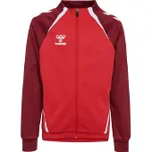 Hummel Sportssweatjakke 'Lead 2.0' rød / burgunder / hvid