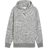 Puma teamJAWS Post Game Basketball Hoodie Men, Men, Medium Gray Heather, 4XL
