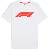 Puma F1 Essentials Logo Tee Men, Clothing, White, M