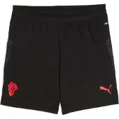 Puma Milan Træningsshorts - Sort/Rød Børn, størrelse 152 cm