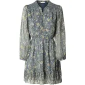 Pepe Jeans Pepe Jeanstil kvinder. PL9537690 Londyn-kjole blå (XS), Casual, Polyester, Lange ærmer
