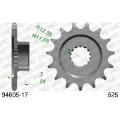Afam 94605-525 Sprocket Forreste Tandhjul