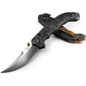 Benchmade Mini Bedlam Stonewash foldekniv, Carbon Fiber