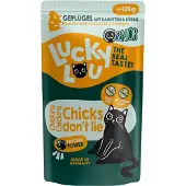 Lucky Lou Økonomipakke Senior 48 x 125 g - Fjerkræ
