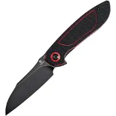 TENABLE KNIVES Prometheus Linerlock Blk/Red