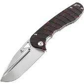 TENABLE KNIVES Bombur Linerlock Black and red