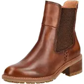 Pikolinos Pikolinostil kvinder. W0D-8792 Brune Medina ankelstøvler i læder (37), 3-5 cm, Lynlås, Casual