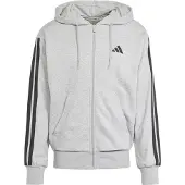 Adidas Essentials 3 Stripes French Terry Sweatshirt Med Lynlås