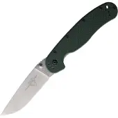Ontario RAT I Linerlock Green G10 SW