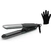 SEB Rowenta Thermostyle SF7120C0 2-in-1 Hair Straightener Made of Titanium with Ergonomic Design
