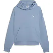 Puma WARDROBE ESS Boxy Hoodie Men, Clothing, Cool Blue, L