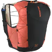 Salomon - Trailrygsække - Active Skin 12 Set W Emerglow / Black til Unisex - Størrelse M - Rød