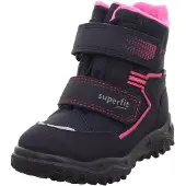 Superfit Snowboots 'HUSKY' navy / sølvgrå / fuchsia