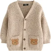 Next Cardigan beige / karamel / sort