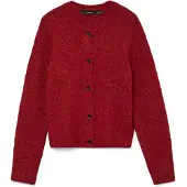 Vero Moda Cardigan 'VMNovah' bordeaux