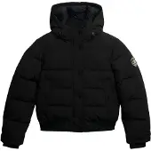 Superdry Superdrytil kvinder. W5011993A Everest Bomber Jacket sort (XL), Casual, Polyester