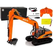 Leantoys R/C 1:14 professionel gravemaskine på larvefødder