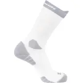 Salomon - Trail running tøj - Socks Aero Crew White til UnisexUld - Størrelse 39-41 - Hvid