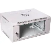 Digitus Professional DN-W19 06U/450 - Kabinet - vægmonterbar - grå, RAL 7035 - 6U - 19