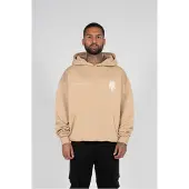 MJ Gonzales Sweatshirt 'METAMORPHOSE V.2' mørkebeige / lilla / hvid