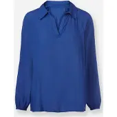 HEINE Bluse royalblå