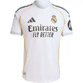 Adidas Real Madrid Hjemmebanetrøje 2025/26 Authentic - , størrelse XX-Large