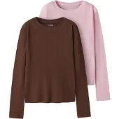 TWO SOON Shirts choko / pink