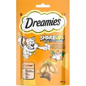 Dreamies Shakeups Multivitamins Snacks - Økonomipakke Fjerkræ Picnic (4 x 165 g)