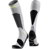 X-socks - Skistrømper - Ski Discover OTC Rhino Grey/Canary til Unisex - Størrelse 45-47 - Grå
